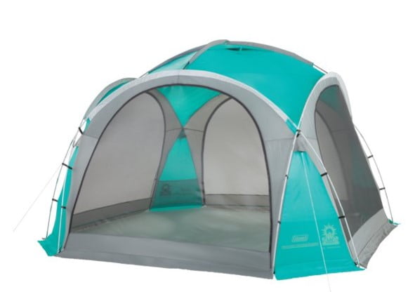best camping canopy: Coleman Mountain View Screendome Screen House Dome