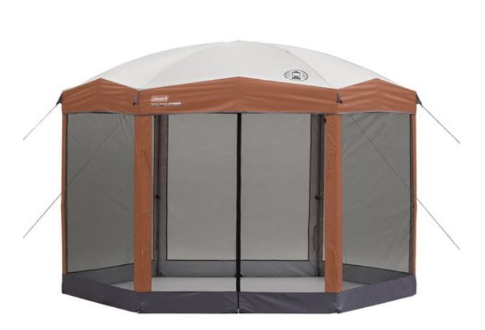 best screen room for camping: Coleman Instant Setup Canopy Sun Shelter Screen House